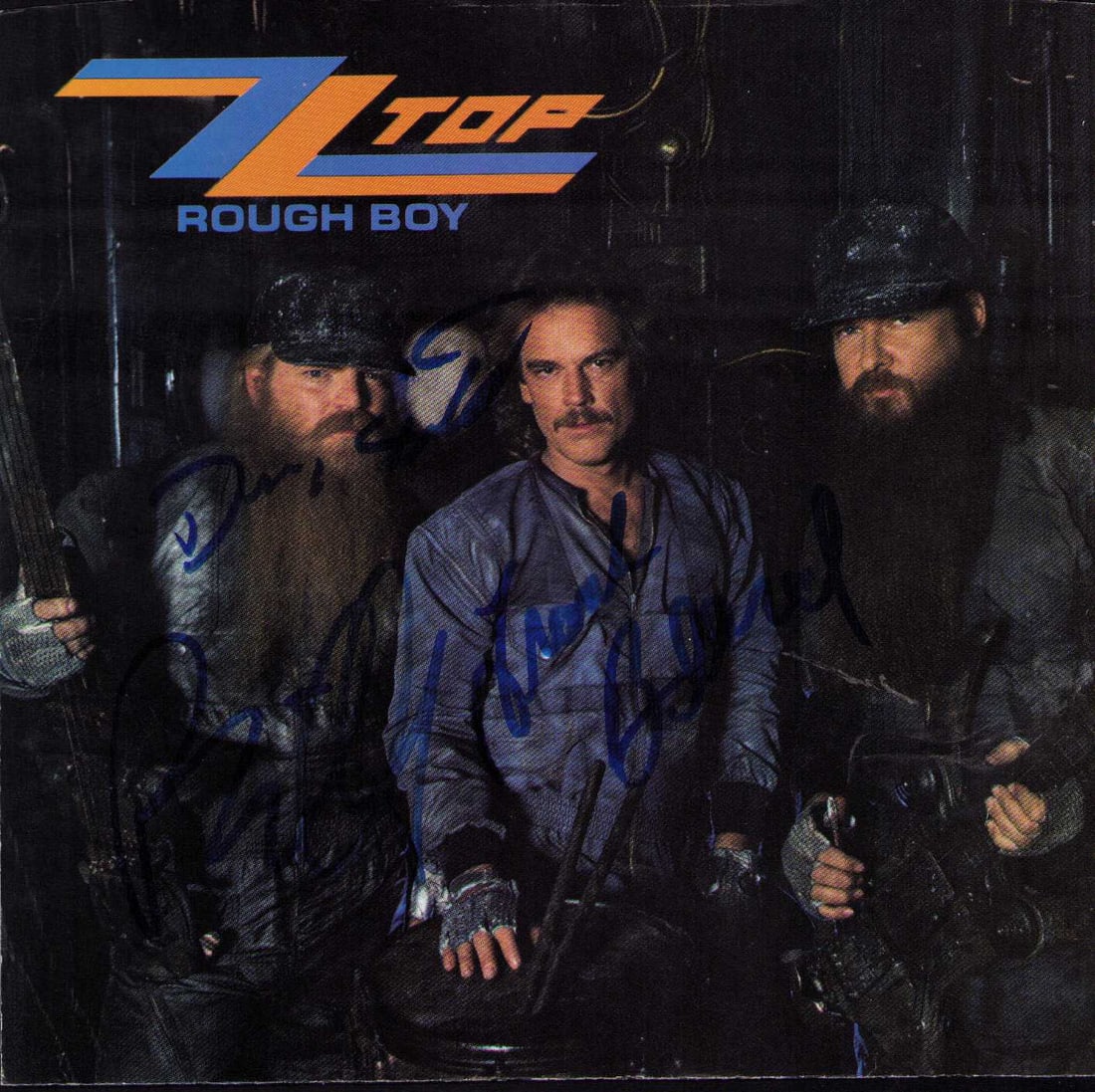 ZZ Top signed 45rpm record and sleeve: A rare 45 record sleeve signed by all three the two deceased Frank Beard and Dusty Hill and leader Billy Gibbons Certificate of AuthenticityEVERY item in this auction comes with at minimum one fully