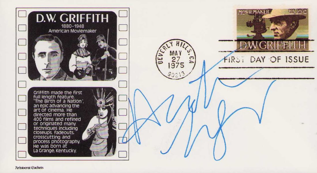 Heath Ledger signed FDC: A rare Heath Ledger signature in FULL on a vintage signed FDC Certificate of AuthenticityEVERY item in this auction comes with at minimum one fully illustrated and serial numbered COA signed by the