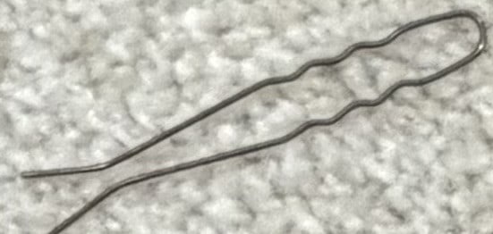 Marilyn Monroe personal bobby pin: A bobby pin obtained from the 1999 Christies estate sale of her items with COA Certificate of AuthenticityEVERY item in this auction comes with at minimum one fully illustrated and serial numbered