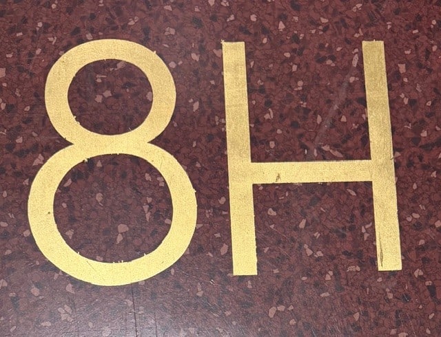 Saturday Night Live Movie significant prop: From the 2024 film Saturday Night about the early days of the show this is the prop fllor piece that the star had to stand on ini the shows opening in the film one of a kind obtained directly from