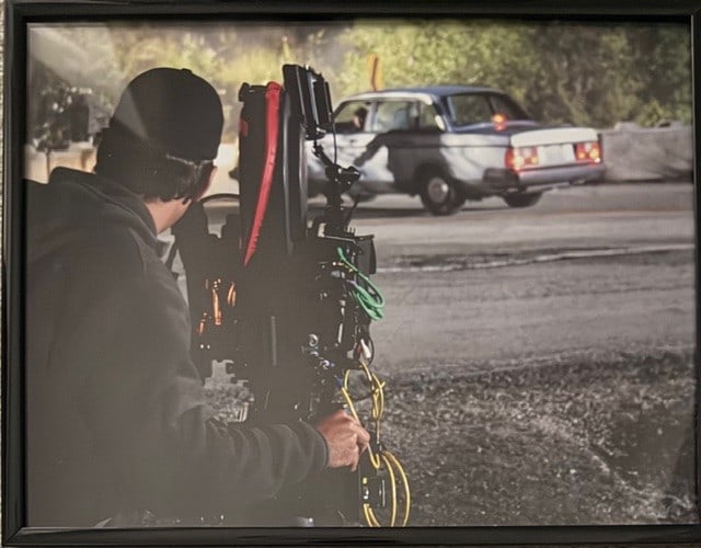 Scream 7 original framed art On screen: Seen on screen in the film in the famed Macher House set is this art in original frame obtained at films finish in a cast crew only auction seen on screen Certificate of AuthenticityEVERY item in