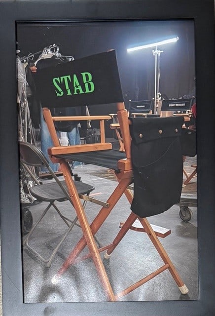 Scream 7 original framed art On screen: Seen on screen in the film in the famous Macher House set and obtained at the end in a cast crew only auction of set dressing Certificate of AuthenticityEVERY item in this auction comes with at minimu