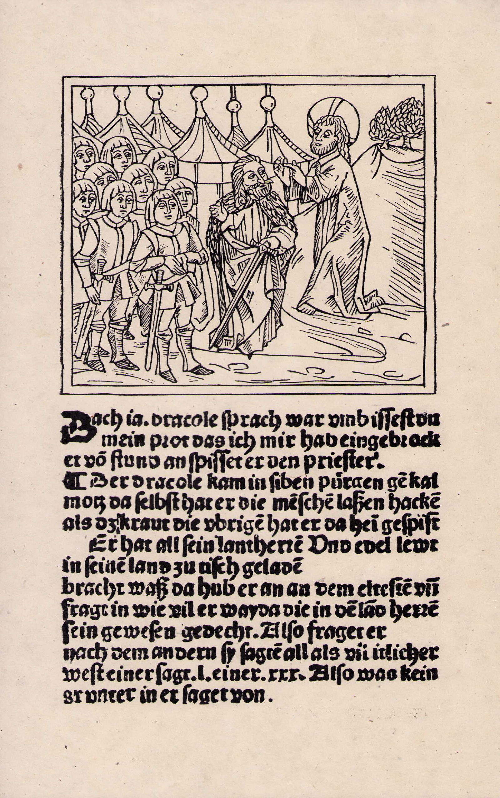 Dracula woodcut prop B: A woodcut illustration used in the Oldman Dracula classic film Certificate of AuthenticityEVERY item in this auction comes with at minimum one fully illustrated and serial numbered COA signed by the