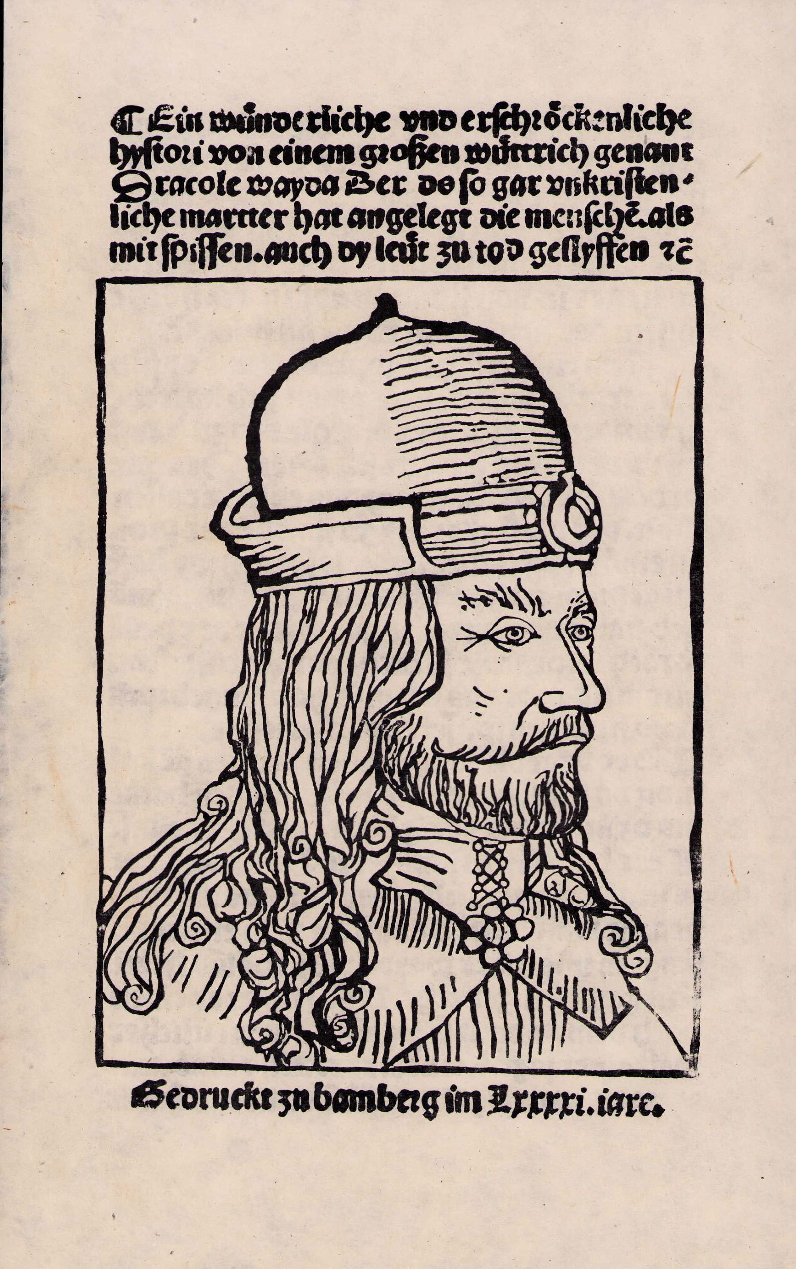 Dracula woodcut prop D: A woodcut illustration used in the Oldman Dracula classic film Certificate of AuthenticityEVERY item in this auction comes with at minimum one fully illustrated and serial numbered COA signed by the