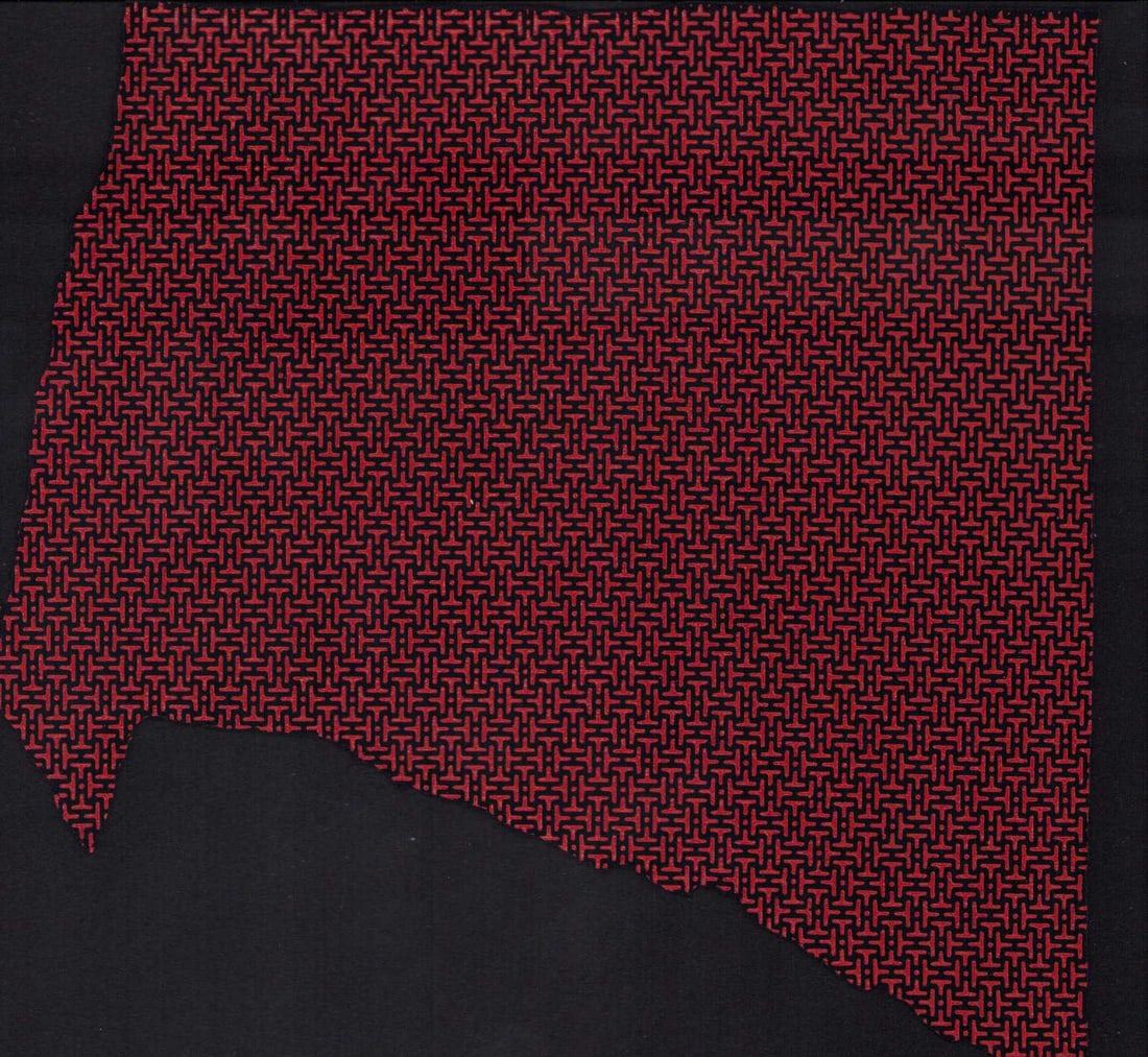 Deadpool piece of costume fabric: A rare approx 12inch square piece of fabric used to make the iconic outfits Ryan Reynolds wore in the film Certificate of AuthenticityEVERY item in this auction comes with at minimum one fully illustr