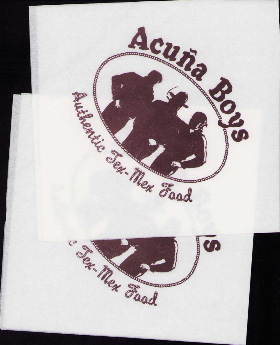 Jackie Brown lot of prop napkins: A lot of prop napkins frm the film Jackie Brown Certificate of AuthenticityEVERY item in this auction comes with at minimum one fully illustrated and serial numbered COA signed by the worlds leading