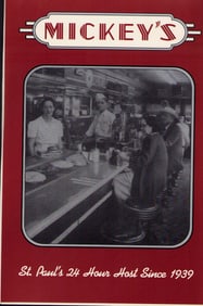 Jingle all the Way prop Diner Menu