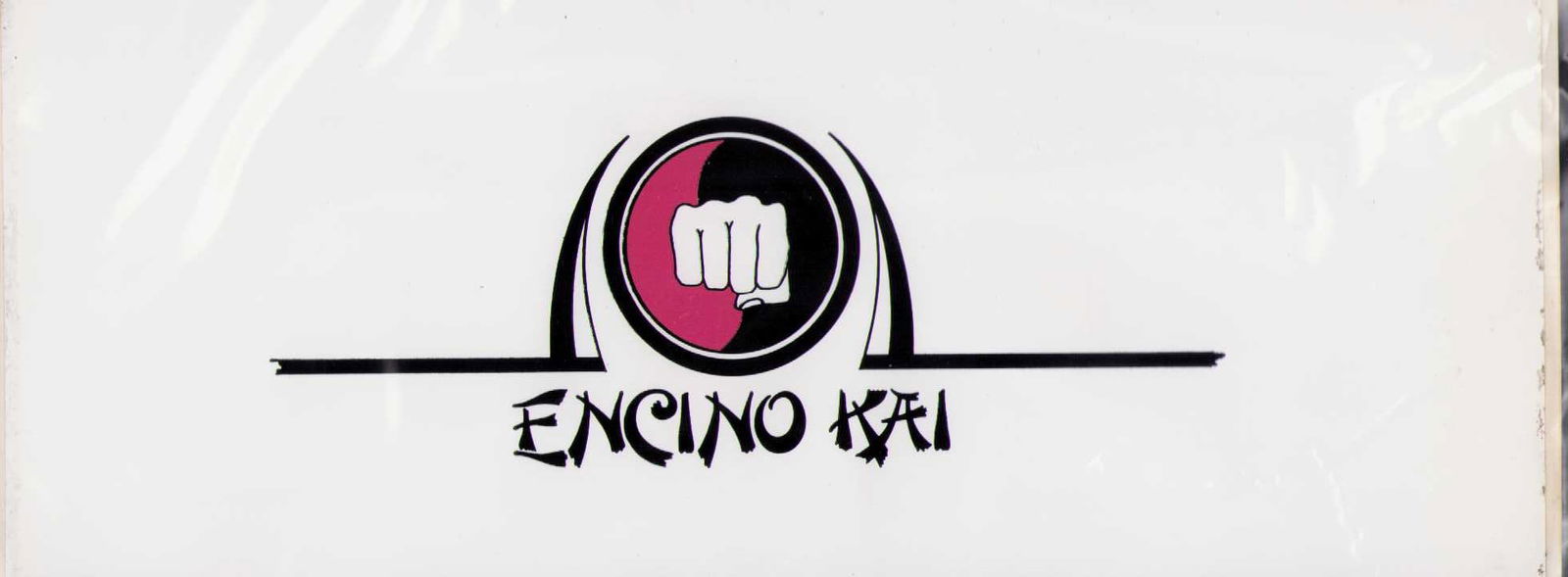 Karate Kid prop decal: A prop decal used in the film Karate Kid approx 5x9 inches long Certificate of AuthenticityEVERY item in this auction comes with at minimum one fully illustrated and serial numbered COA signed by the