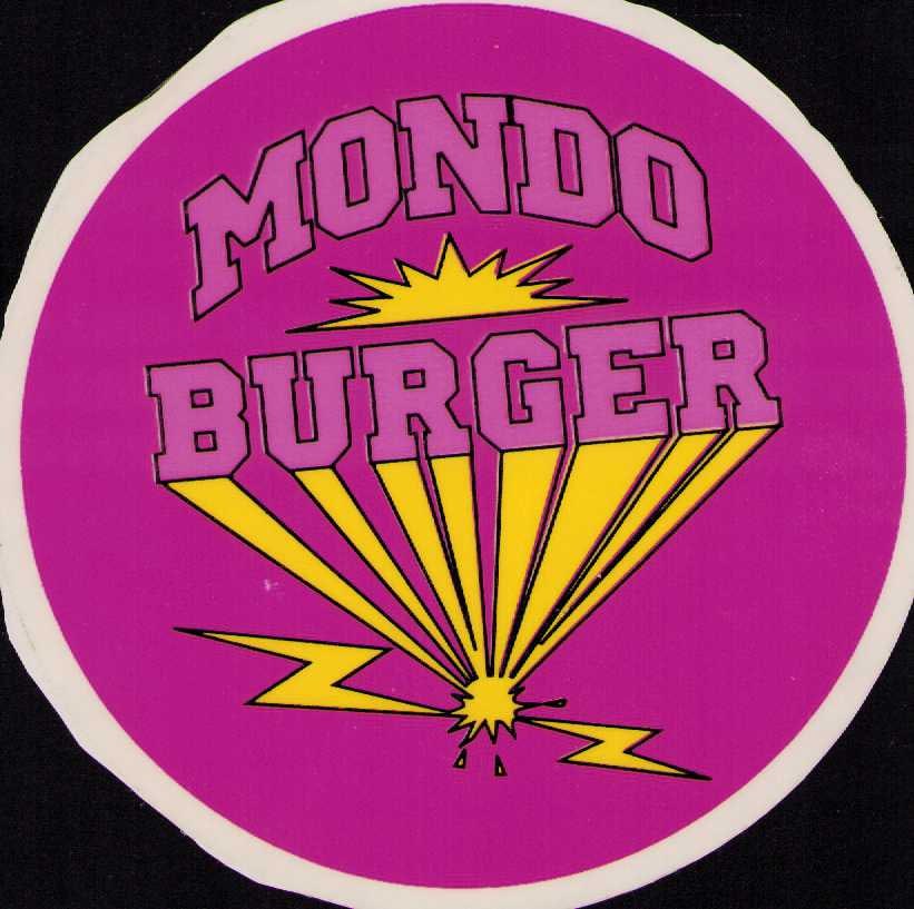 Good Burger prop decal: A prop Mondo Burger decal used in the film Certificate of AuthenticityEVERY item in this auction comes with at minimum one fully illustrated and serial numbered COA signed by the worlds leading