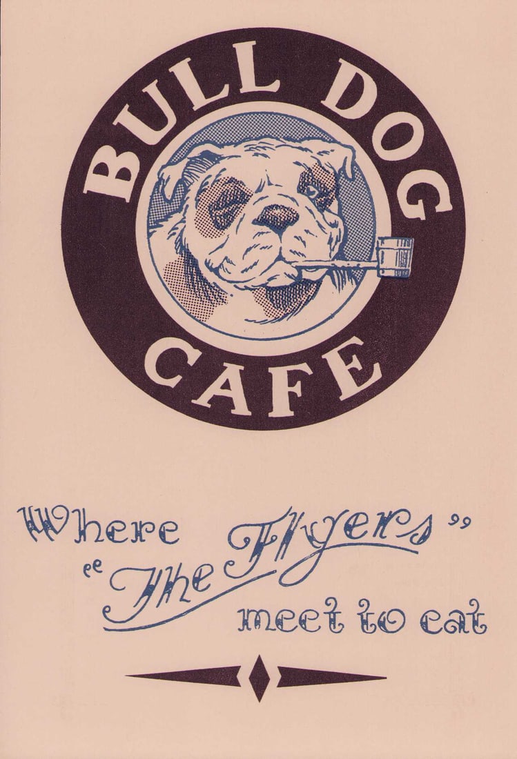 Rocketeer prop menu: A rare Bulldog menu used in the Disney film Rocketeer Certificate of AuthenticityEVERY item in this auction comes with at minimum one fully illustrated and serial numbered COA signed by the worlds lea