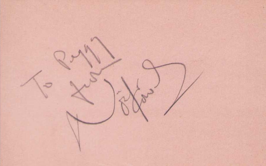 Noel Coward signature: Famed playwright Certificate of AuthenticityEVERY item in this auction comes with at minimum one fully illustrated and serial numbered COA signed by the worlds leading authenticator in Entertainment,