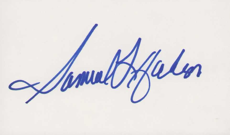Samuel L Jackson signature (1 of 1)