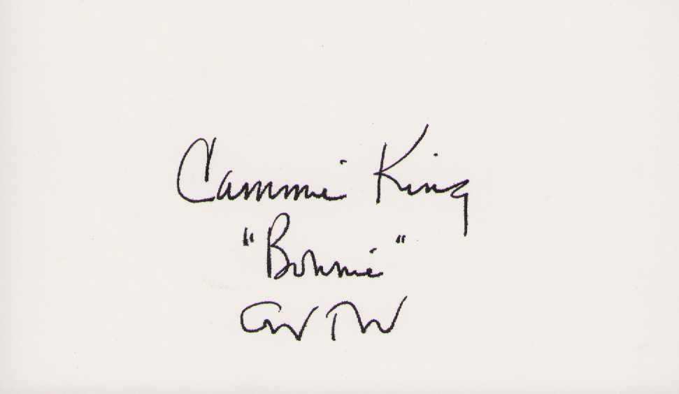 Cammie King signature Gone with the Wind (1 of 1)