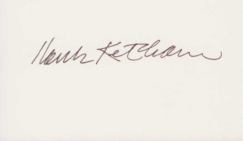 Hank Ketchum signature: Dennis the Menace cartoonist creator Certificate of AuthenticityEVERY item in this auction comes with at minimum one fully illustrated and serial numbered COA signed by the worlds leading authenticato