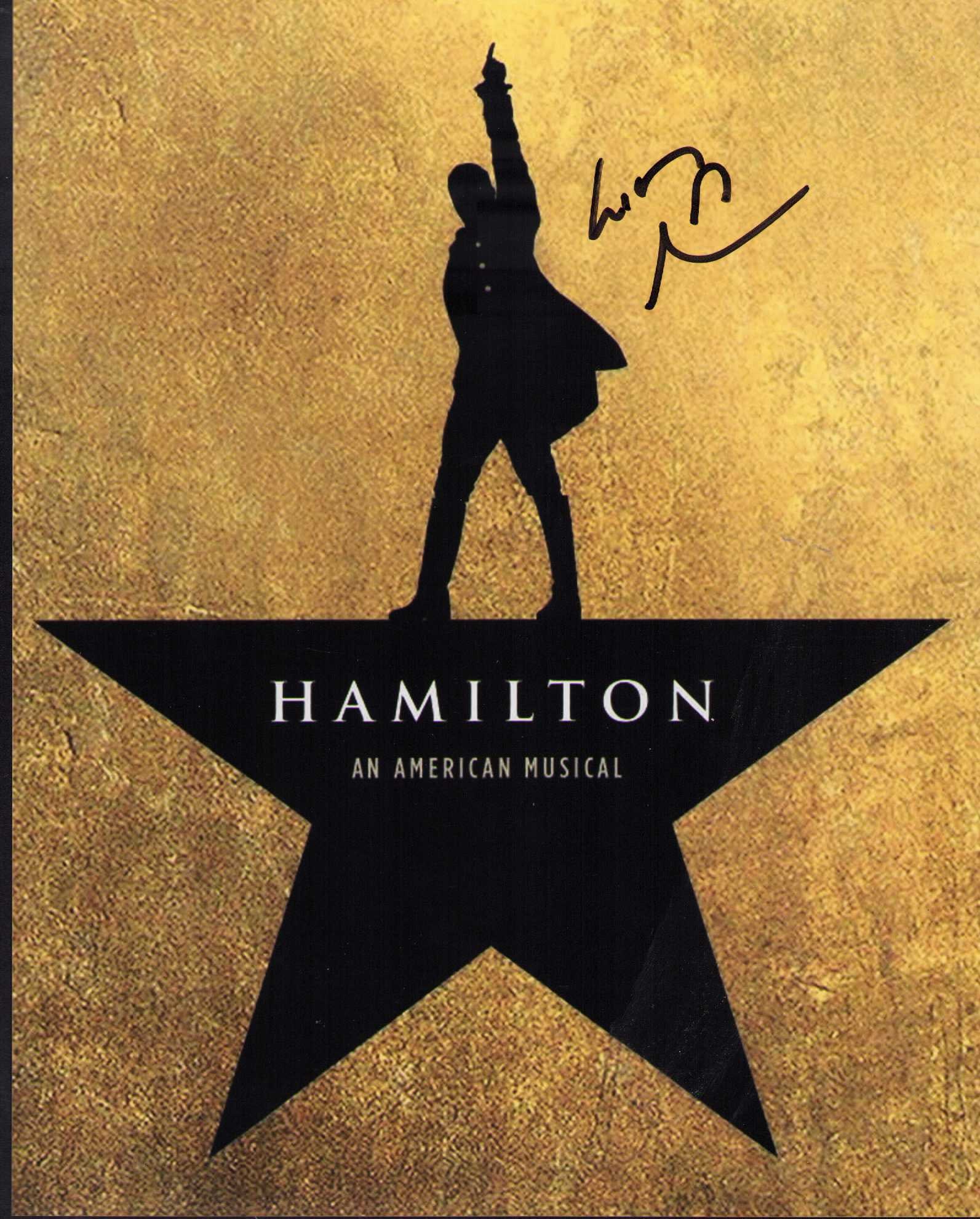 Lin-Manuel Miranda signed photograph: Signed Hamilton photo by the rare signing star Certificate of AuthenticityEVERY item in this auction comes with at minimum one fully illustrated and serial numbered COA signed by the worlds leading au