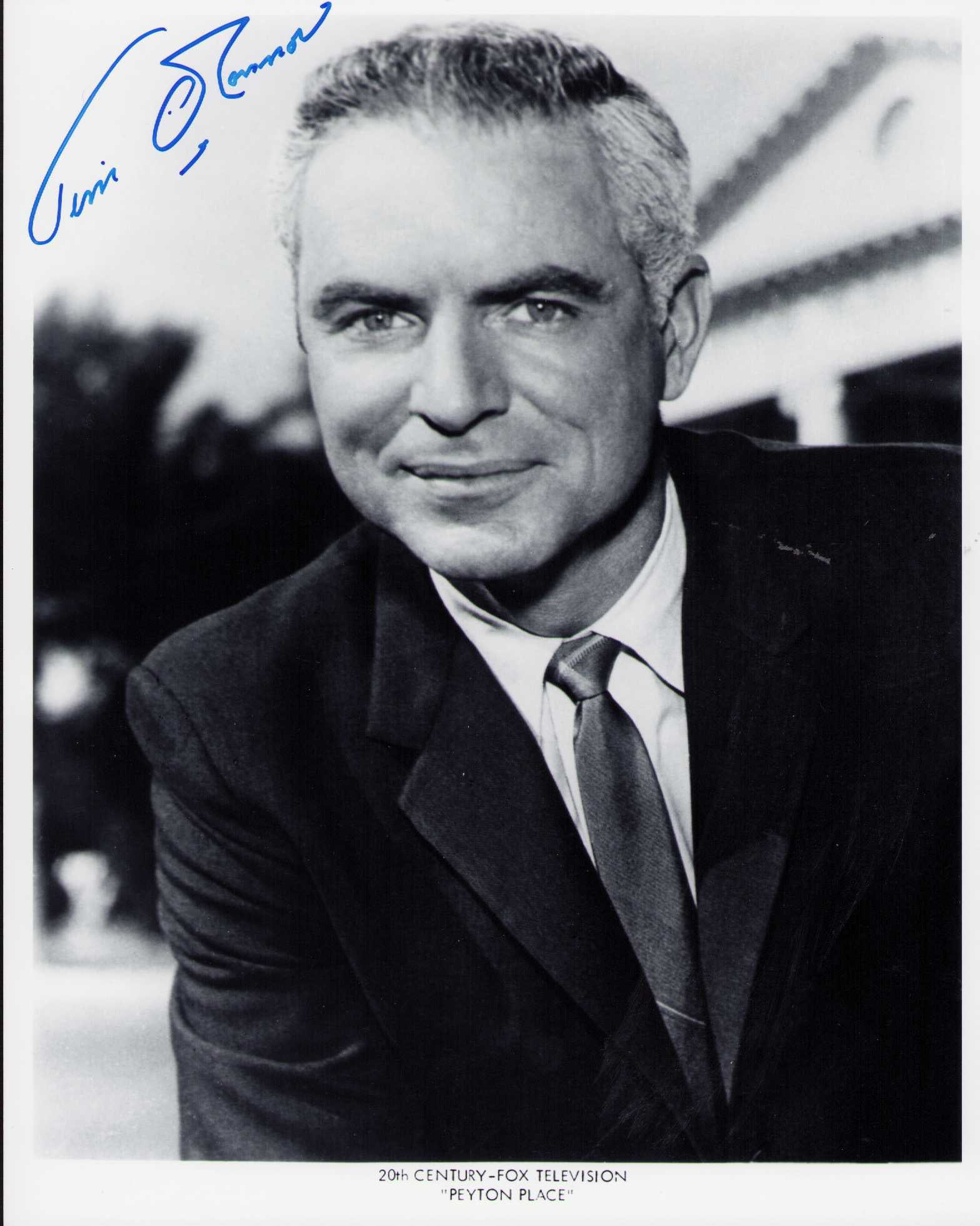 Tim O'Connor signed photograph: Rare character actor rarest of the Buck Rogers in 25th Century show stars signed portrait Certificate of AuthenticityEVERY item in this auction comes with at minimum one fully illustrated and serial n