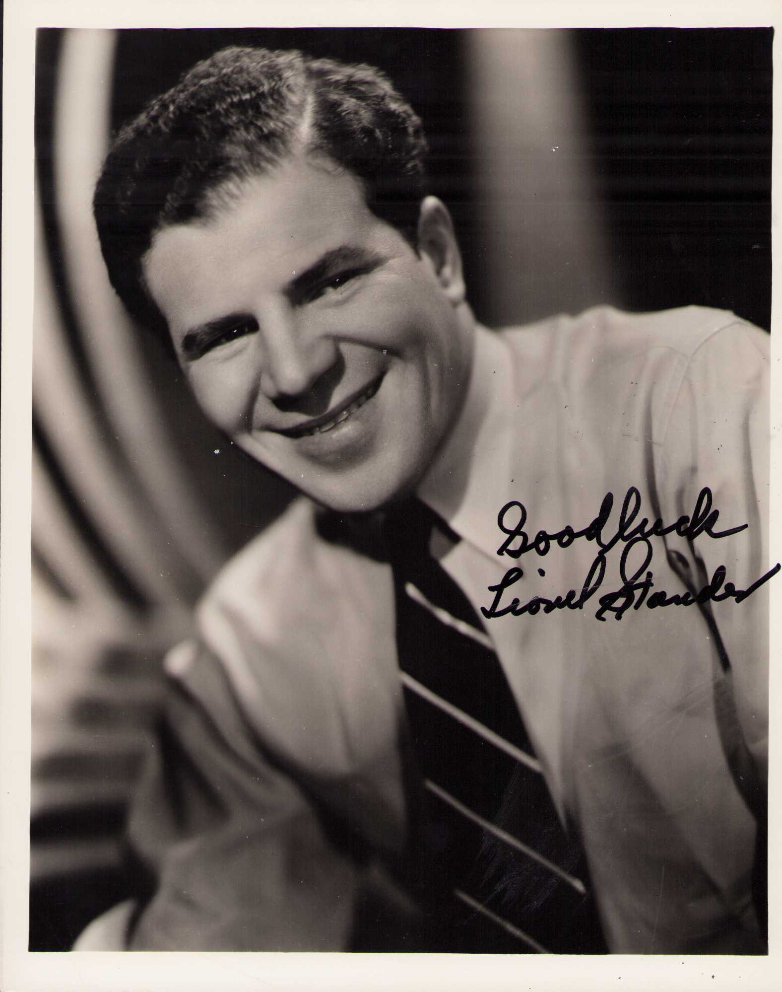 Lionel Stander signed photograph (1 of 1)