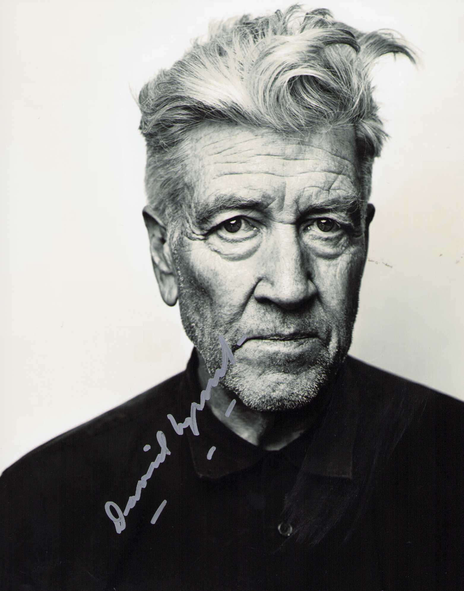 David Lynch signed photograph (1 of 1)