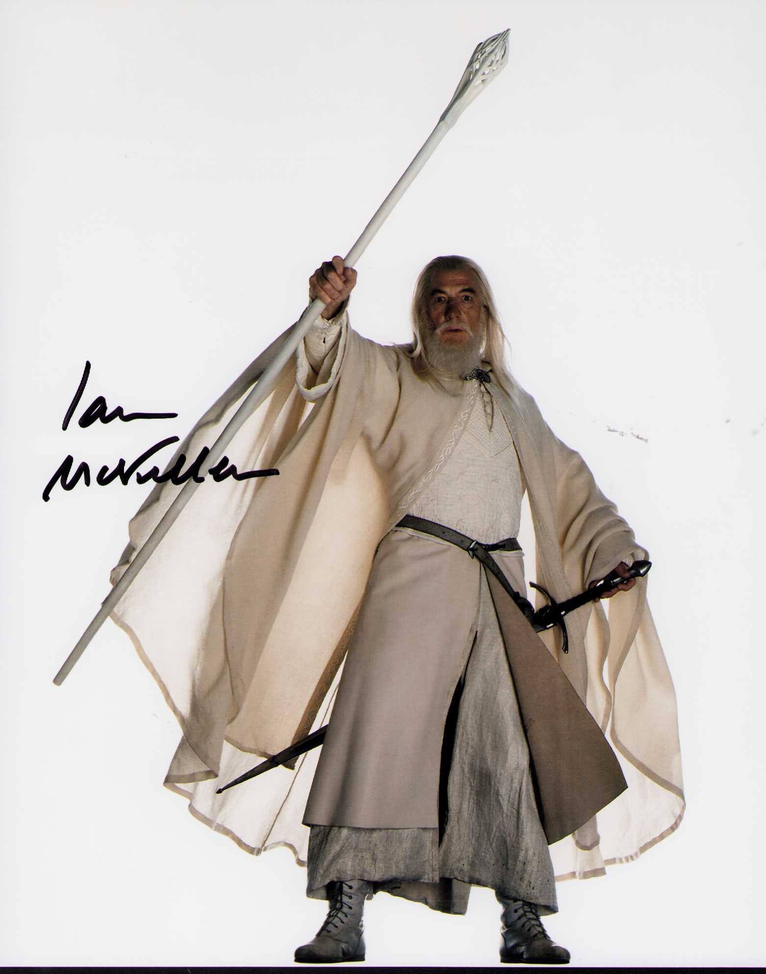 Ian McKellan signed photograph B (1 of 1)