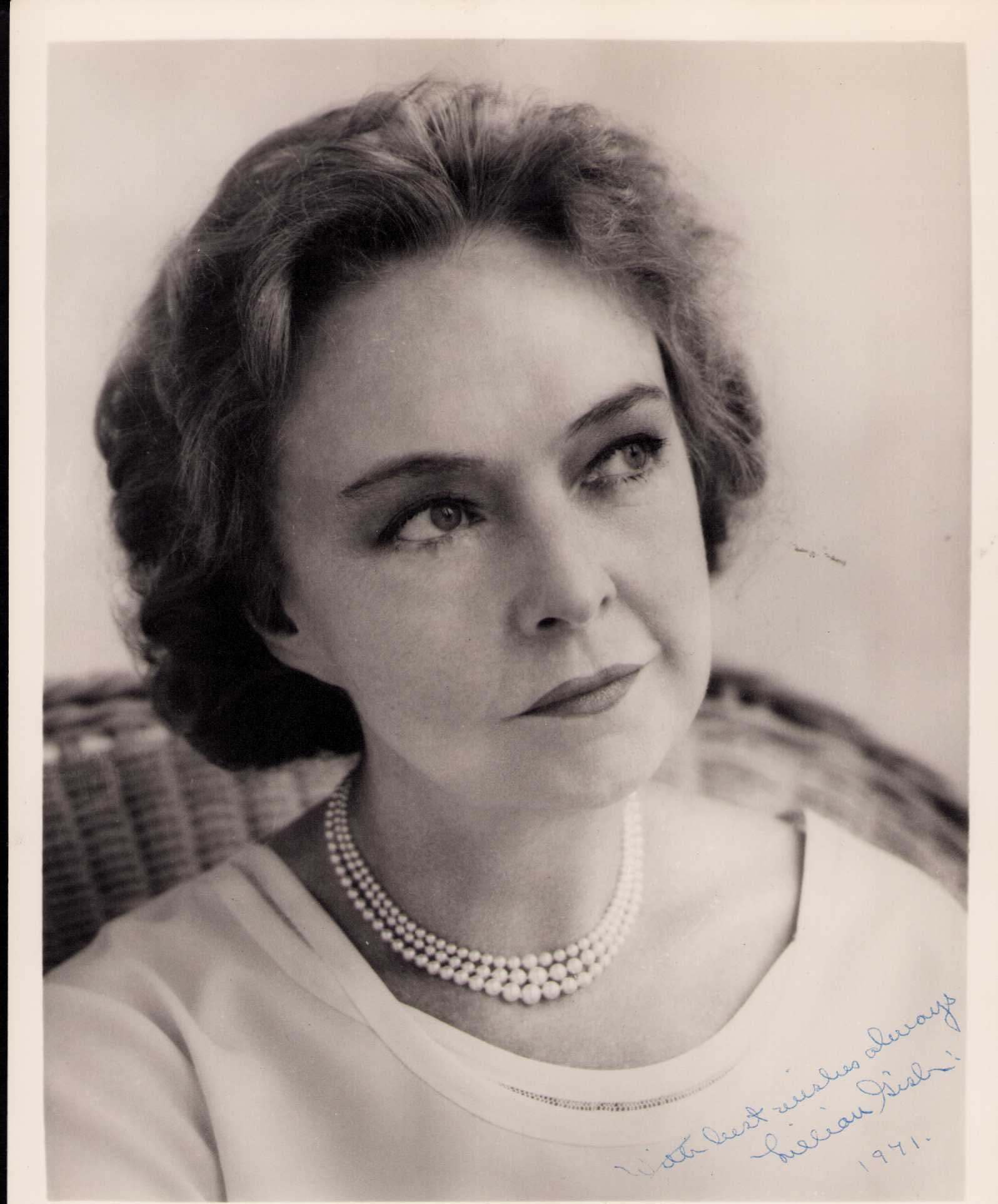 Lillian Gish signed photograph: A vintage signed 8x10 of the legendary star of over 200 films Certificate of AuthenticityEVERY item in this auction comes with at minimum one fully illustrated and serial numbered COA signed by the wo