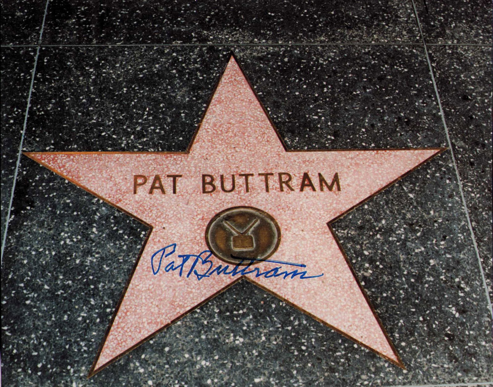 Pat Buttram signed photograph: Green Acres star and legendary western sidekick in Autry films this vintage signed 8x10 is nice ! Certificate of AuthenticityEVERY item in this auction comes with at minimum one fully illustrated and
