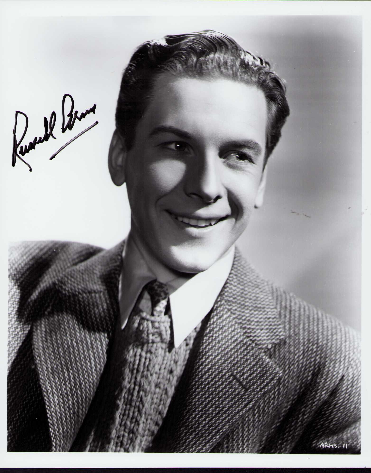 Russell Arms signed photograph: A vintage signed 8x10 by the rare signer Certificate of AuthenticityEVERY item in this auction comes with at minimum one fully illustrated and serial numbered COA signed by the worlds leading authenti