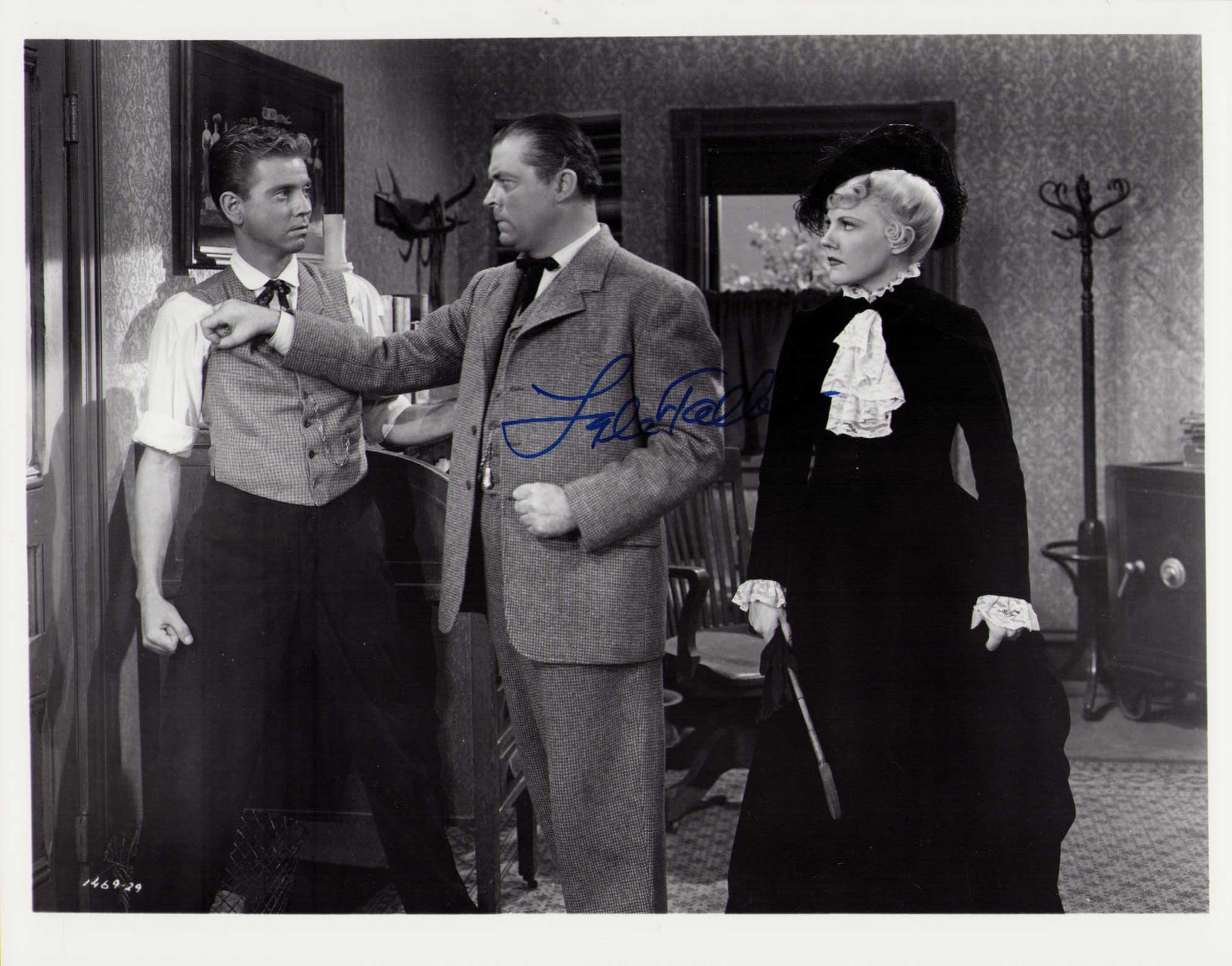 Lyle Talbot signed photograph: A vintage signed 8x10 by the legendary star Certificate of AuthenticityEVERY item in this auction comes with at minimum one fully illustrated and serial numbered COA signed by the worlds leading authe