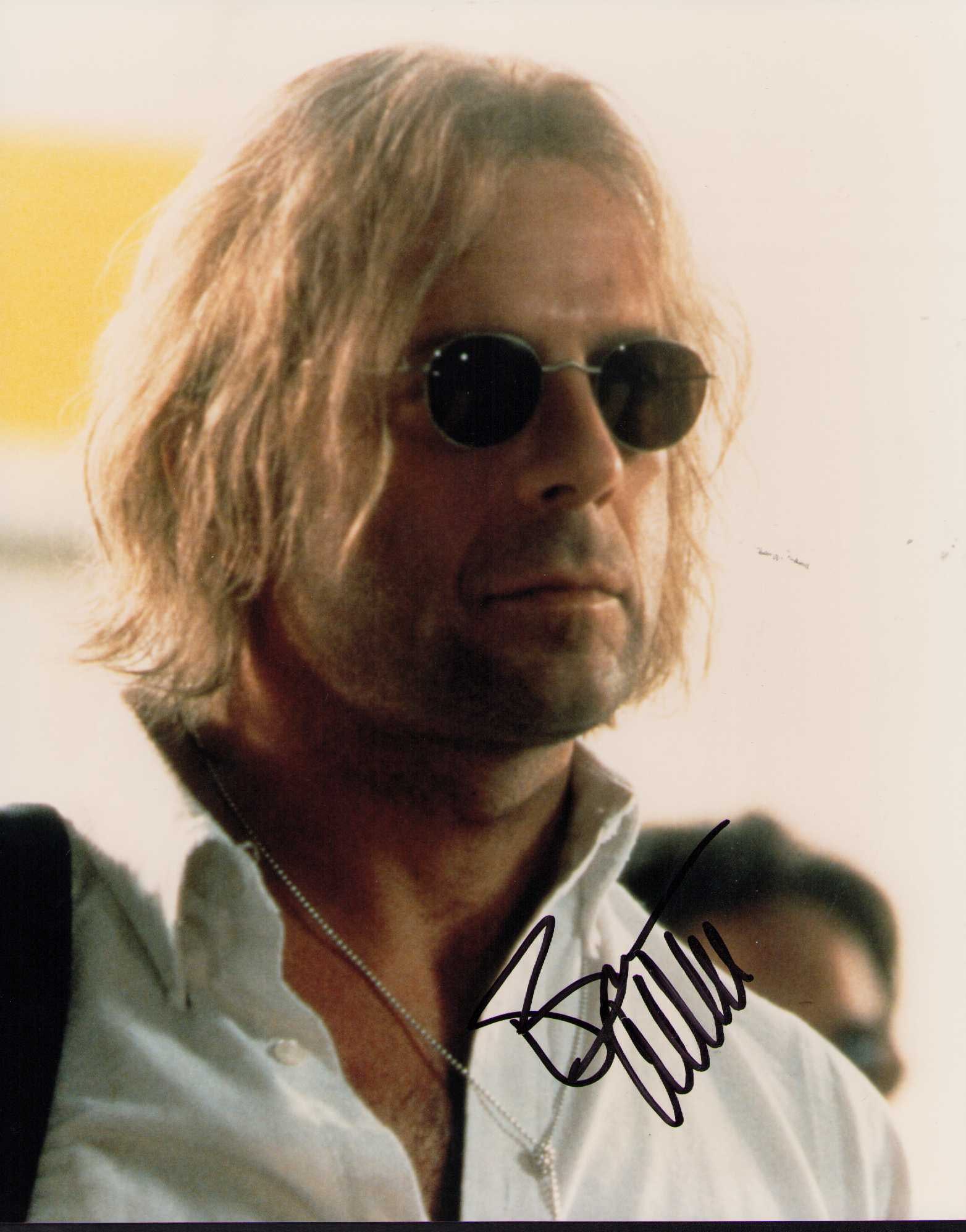 Bruce Willis signed photograph: A scarce in person vintage signed 8x10 from early film Certificate of AuthenticityEVERY item in this auction comes with at minimum one fully illustrated and serial numbered COA signed by the worlds le