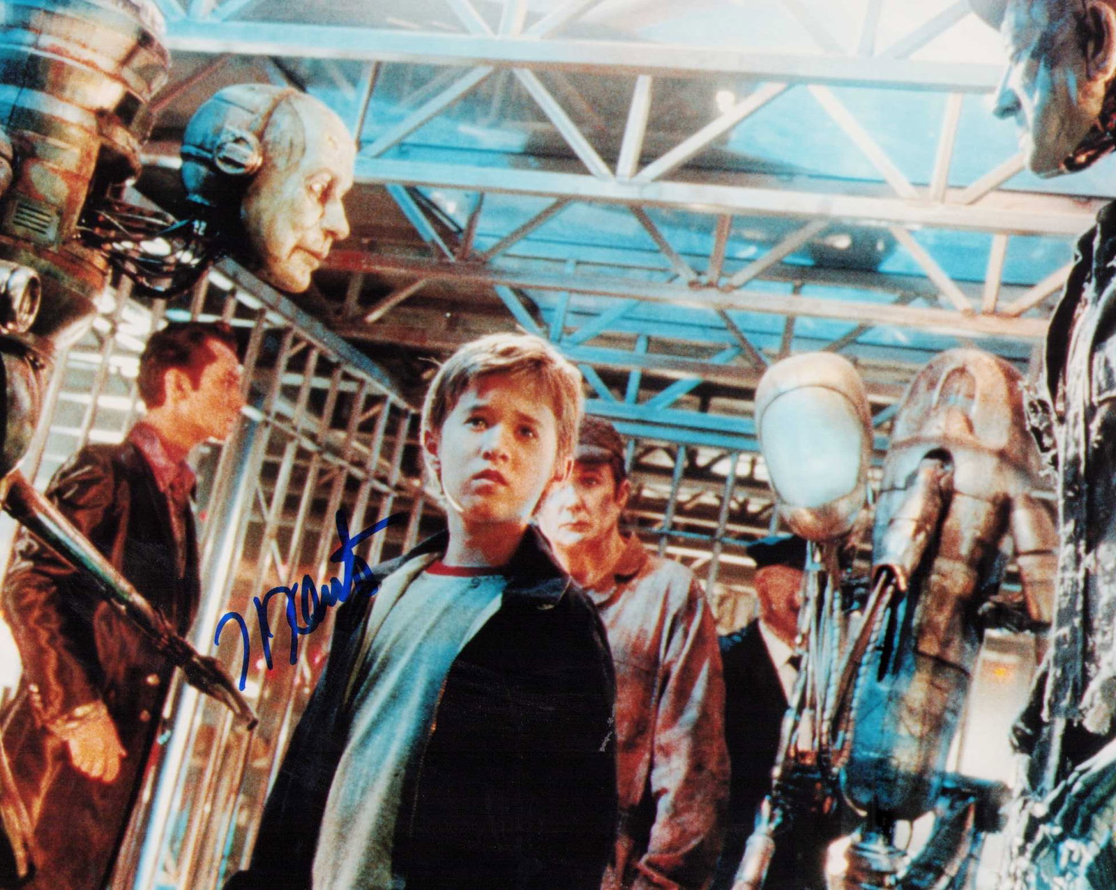 Haley Joel Osment signed photograph: A vintage signed 8x10 of the child star of Sixth Sense etc Certificate of AuthenticityEVERY item in this auction comes with at minimum one fully illustrated and serial numbered COA signed by the world