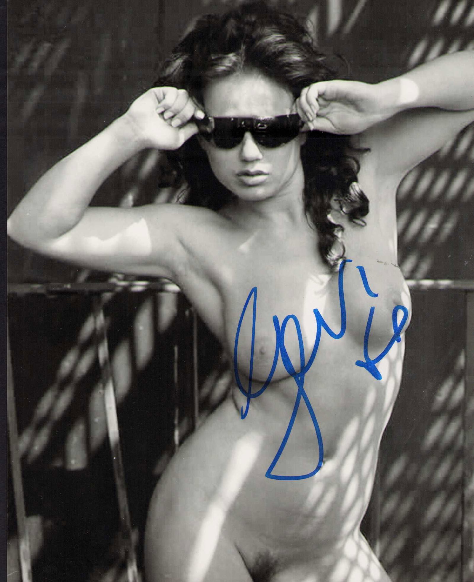 Gery Halliwell Nude spice Girl signed photograph: A rare Playboy nude of the lead Spice Girl herself ! Certificate of AuthenticityEVERY item in this auction comes with at minimum one fully illustrated and serial numbered COA signed by the worlds lead