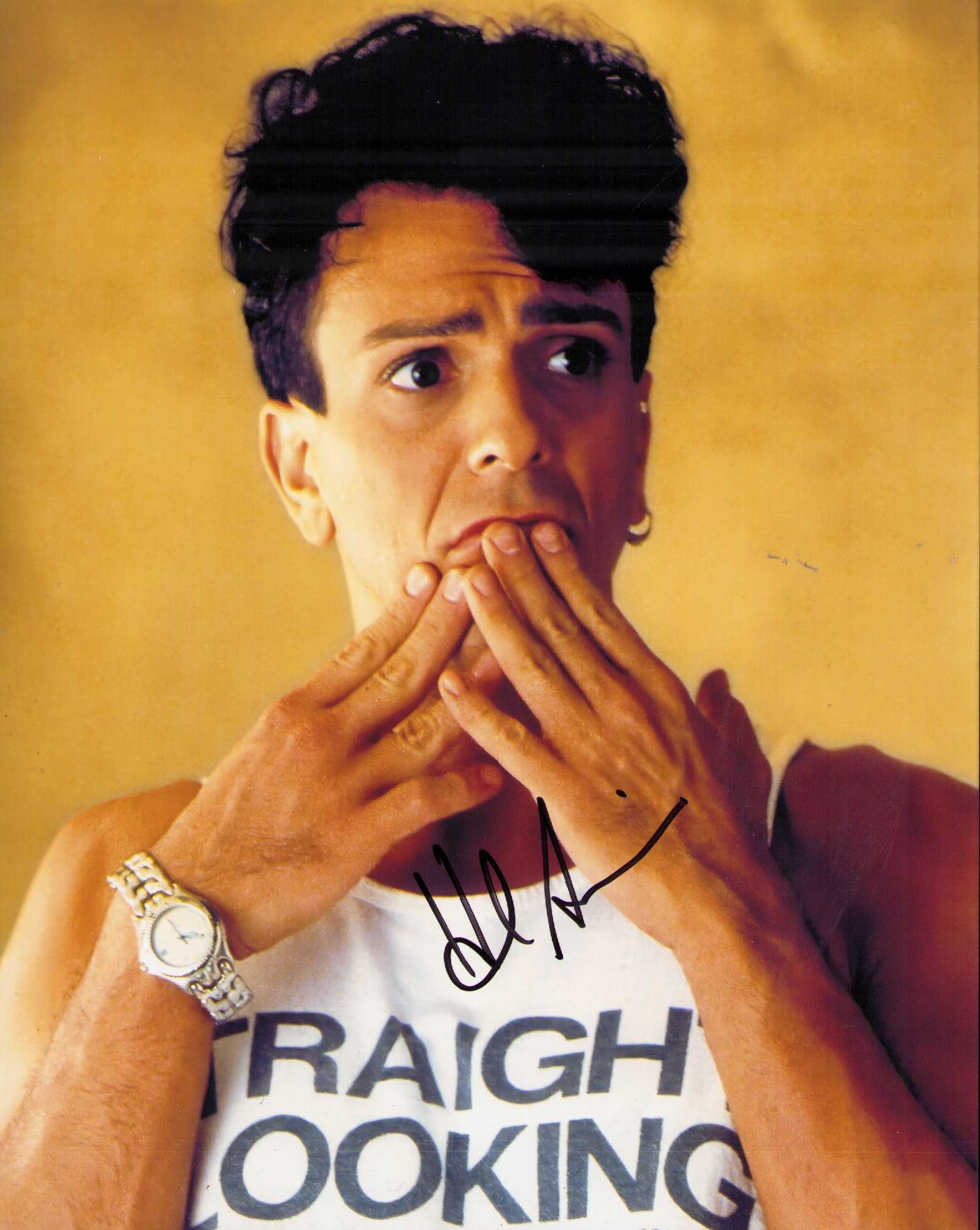 Hank Azaria signed photograph the Birdcage: A funny signed 8x10 from the film Birdcage Certificate of AuthenticityEVERY item in this auction comes with at minimum one fully illustrated and serial numbered COA signed by the worlds leading