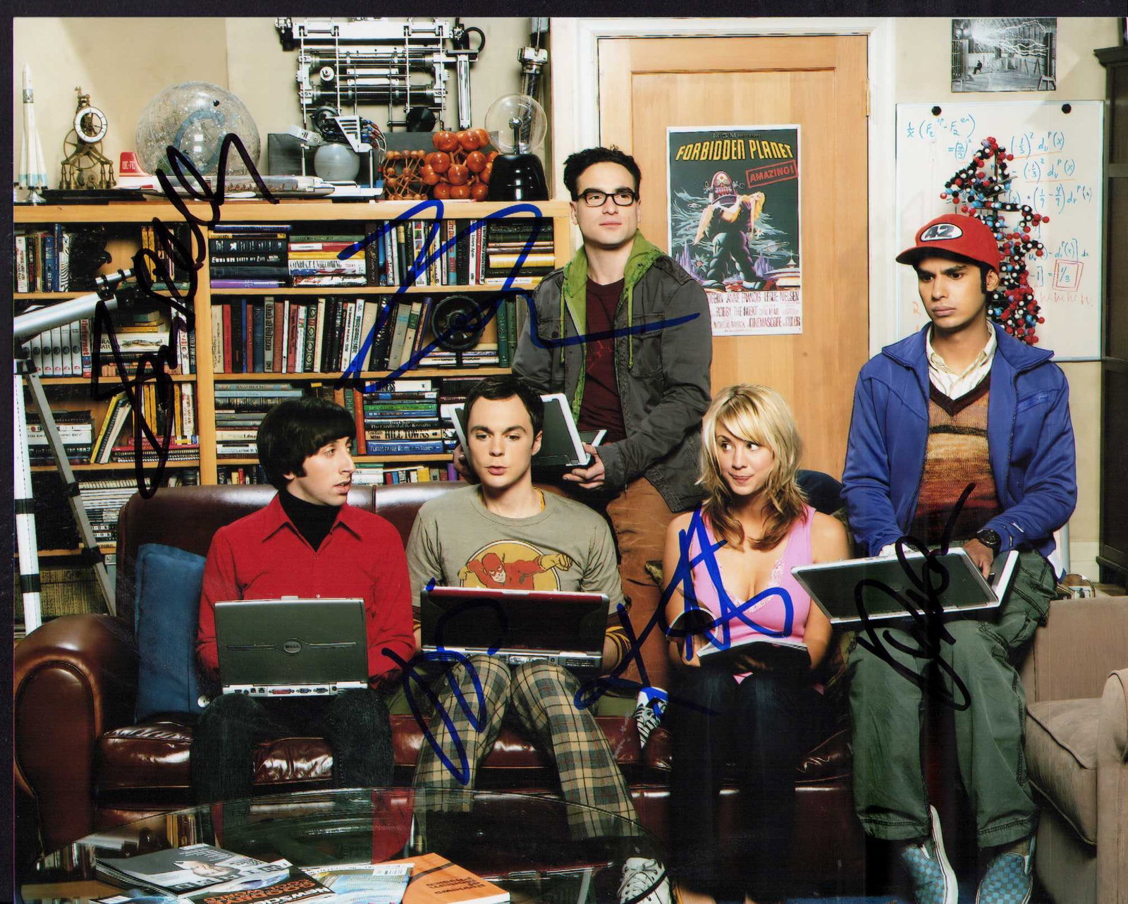 Big Bang Theory cast signed photograph (1 of 1)