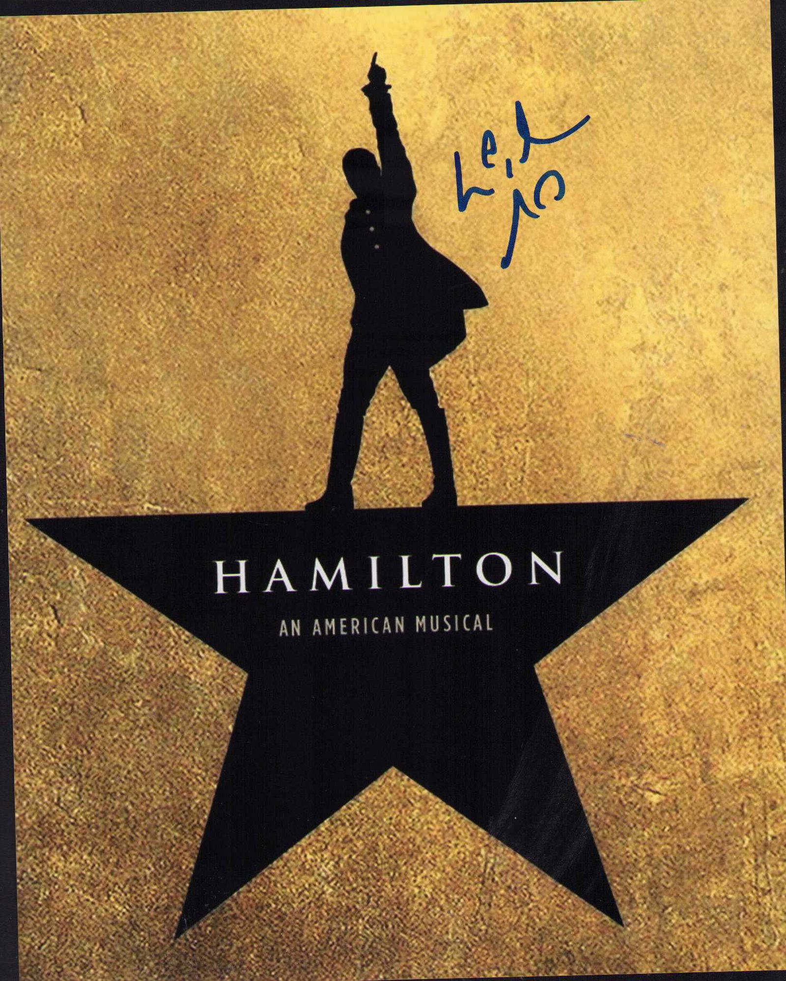 Lin Manuel Miranda Hamilton signed photograph: The scarce signing star of the Broadway smash hit Hamilton Certificate of AuthenticityEVERY item in this auction comes with at minimum one fully illustrated and serial numbered COA signed by the