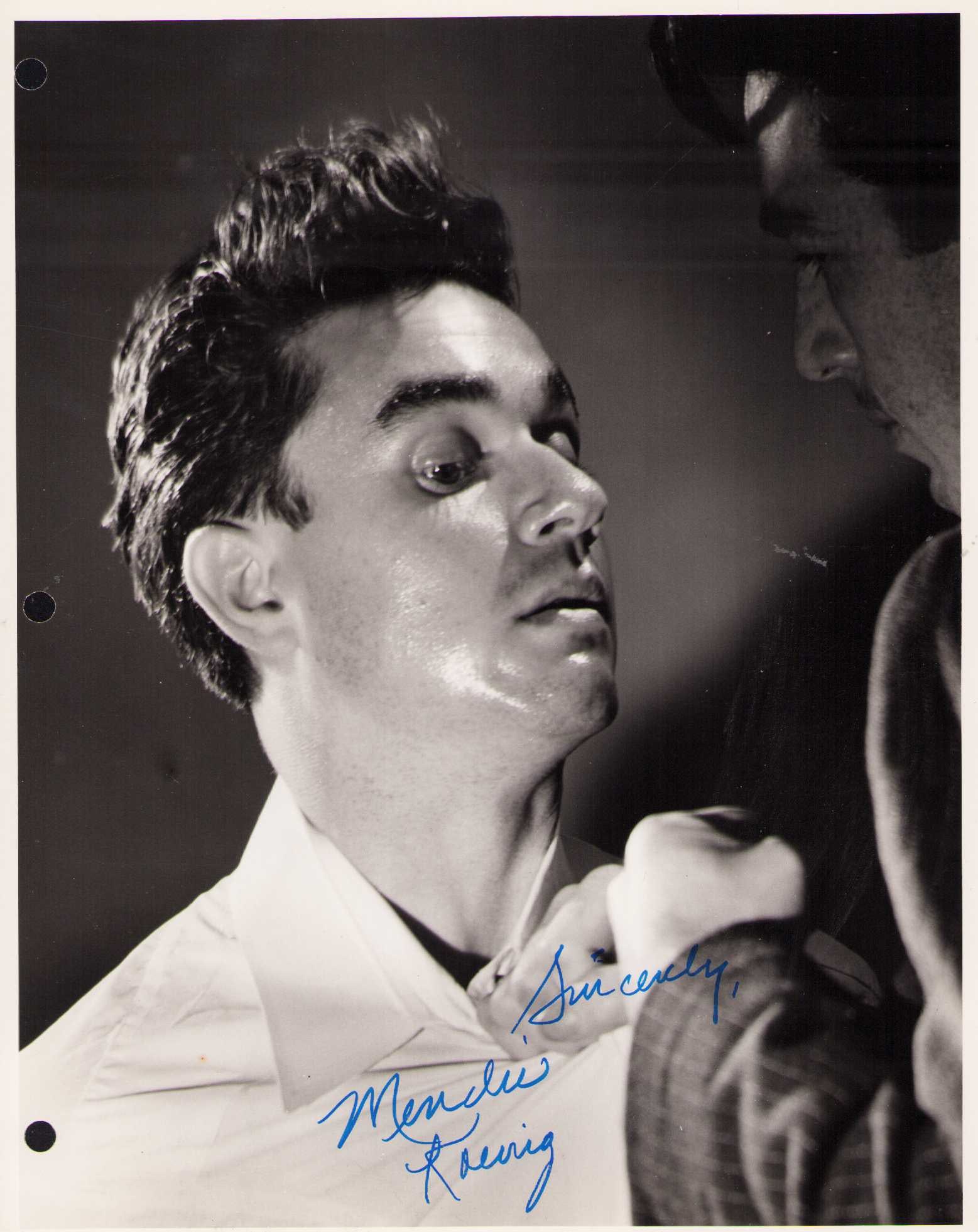 Mendie Koenig signed photograph: A rare original still signed Certificate of AuthenticityEVERY item in this auction comes with at minimum one fully illustrated and serial numbered COA signed by the worlds leading authenticator in Ent