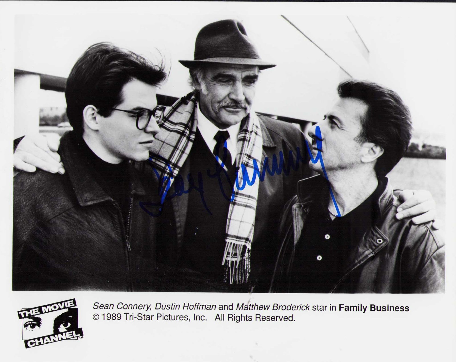 Sean Connery signed photograph: Family Business original still signed by Connery rare Certificate of AuthenticityEVERY item in this auction comes with at minimum one fully illustrated and serial numbered COA signed by the worlds lea