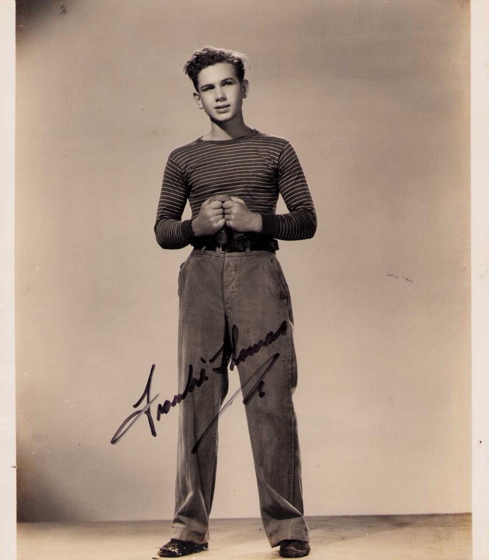 Frankie Thomas signed photograph (1 of 1)
