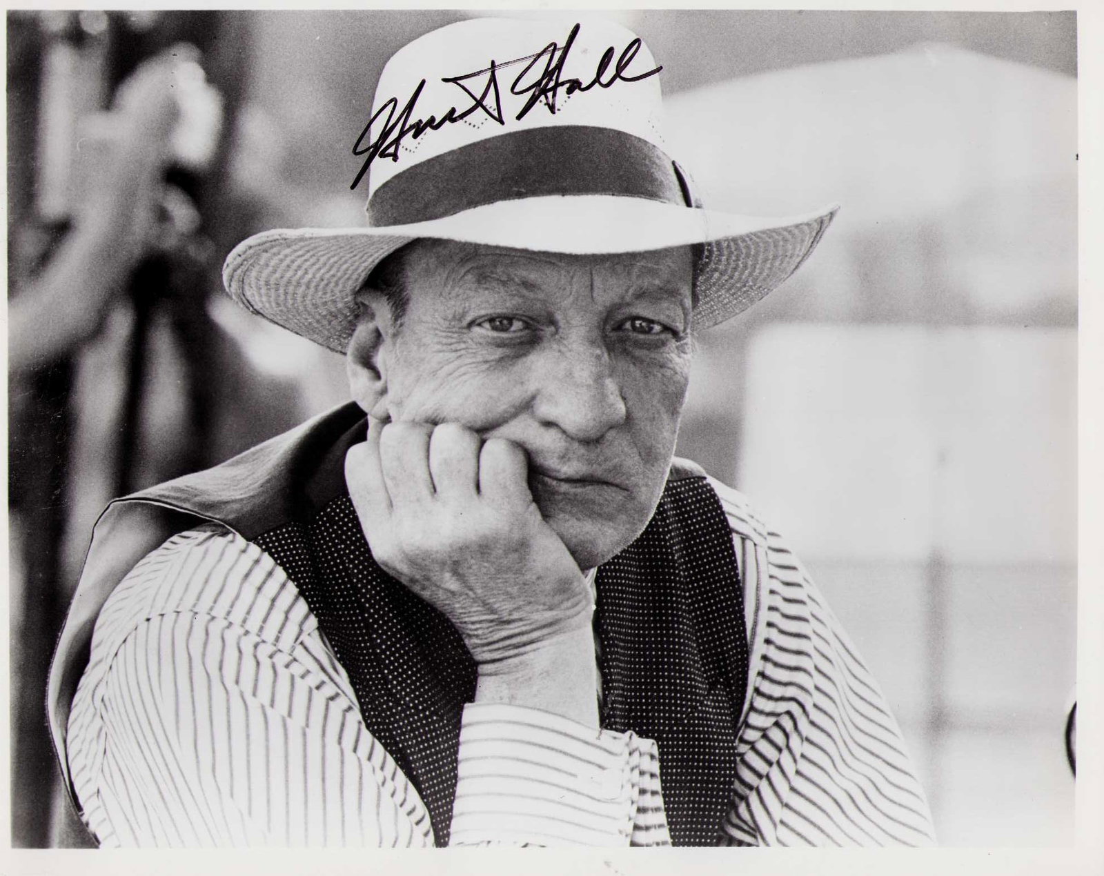 Huntz Hall signed photograph B: A leading Dead End Kid signed vintage original still Certificate of AuthenticityEVERY item in this auction comes with at minimum one fully illustrated and serial numbered COA signed by the worlds lead