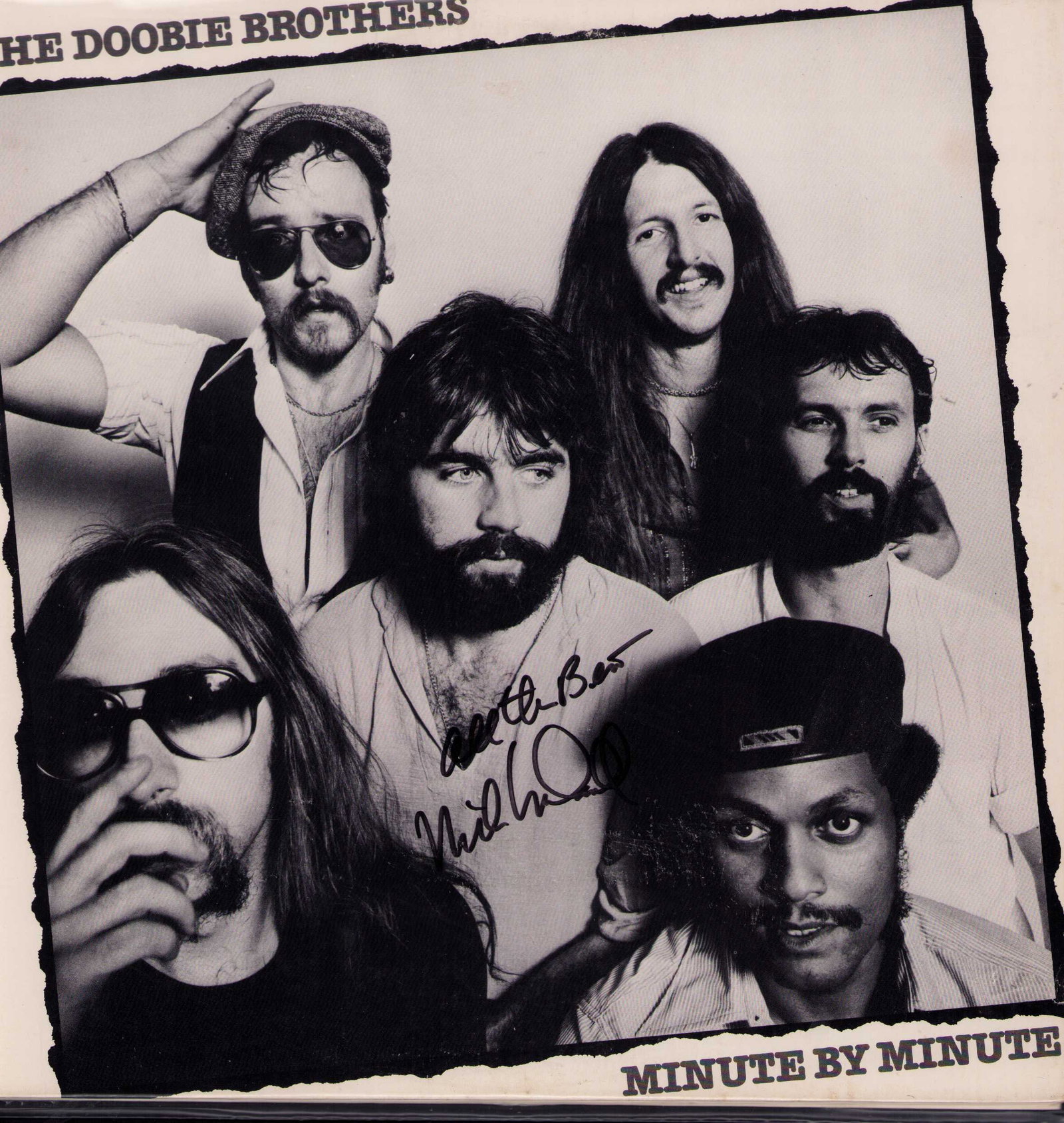 Michael McDonald Doobie Bros signed LP: Doobie Brothers lead singer Michael McDonald signed LP Certificate of AuthenticityEVERY item in this auction comes with at minimum one fully illustrated and serial numbered COA signed by the worlds
