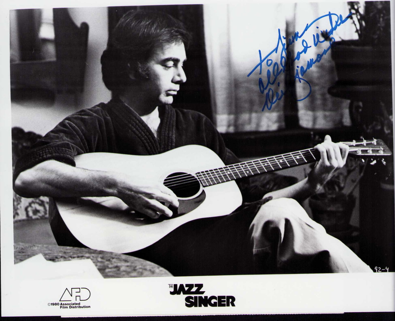 Neil Diamond signed photograph: A vintage signed 8x10 by the legendary singer songwriter he can sadly no longer sign due to alzheimers Certificate of AuthenticityEVERY item in this auction comes with at minimum one fully illustrated