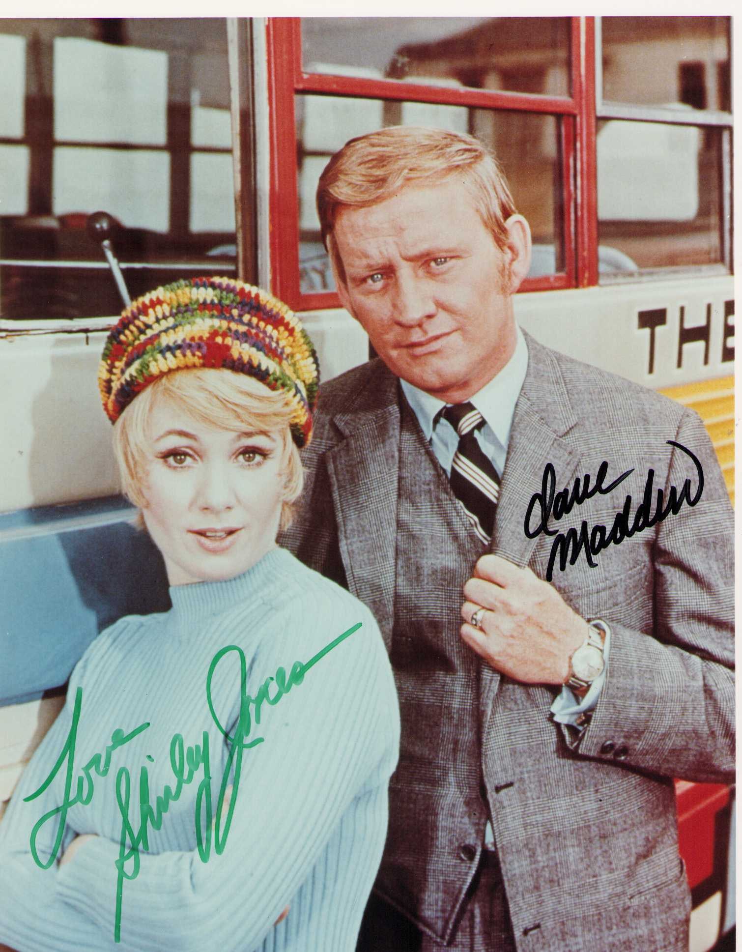 Shirley Jones and Dave Madden signed photograph: A Partridge Family signed 8x10 by Rueben the manager played by Dave Madden and star Shirley Jones as Mrs Partridge Certificate of AuthenticityEVERY item in this auction comes with at minimum one