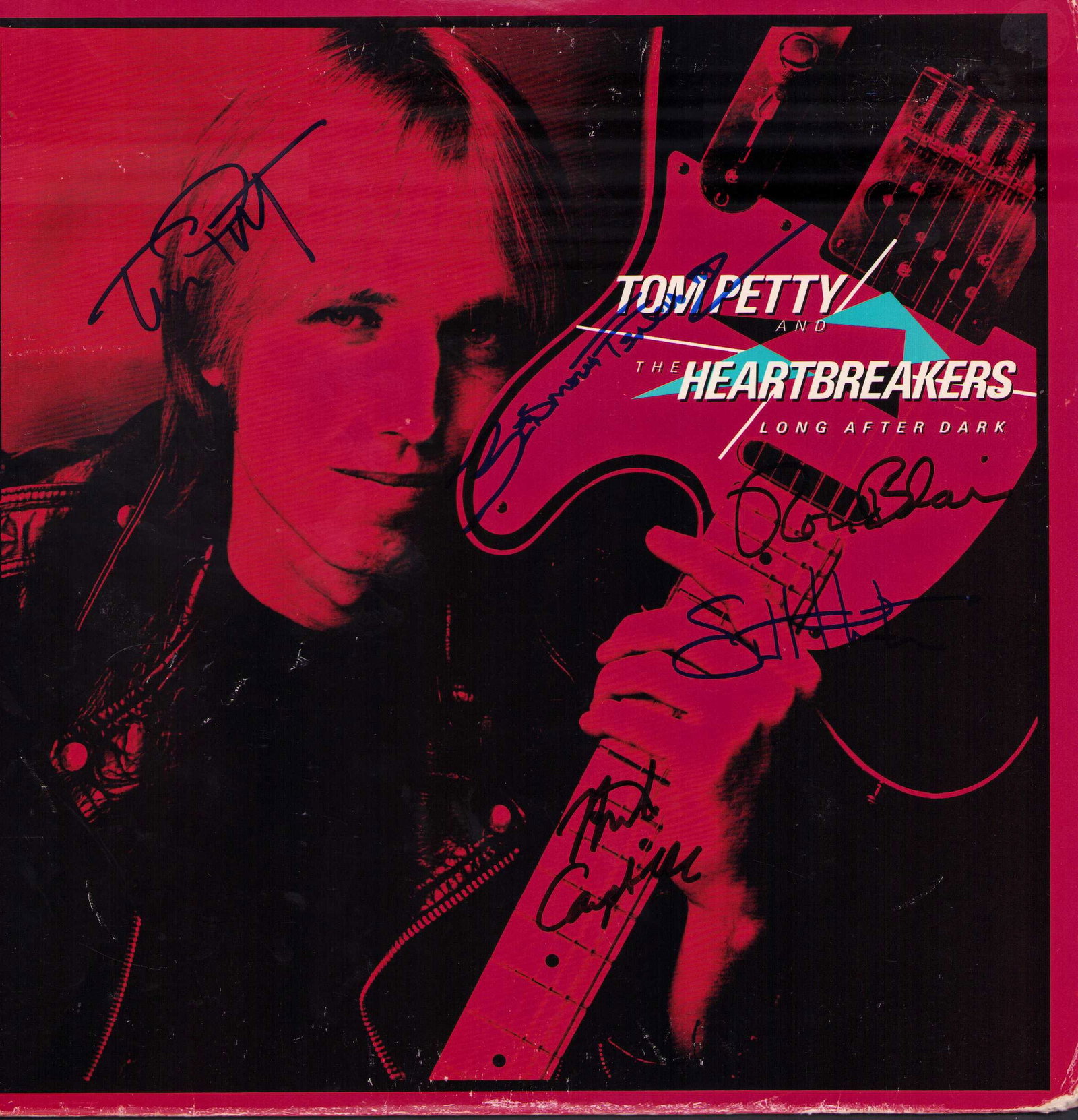 Tom Petty and the Heartbreakers signed LP: A rare LP signed by Tom Petty AND the Heartbreakers Ron Blair Benmont Tench III and the rest ! Certificate of AuthenticityEVERY item in this auction comes with at minimum one fully illustrated and ser