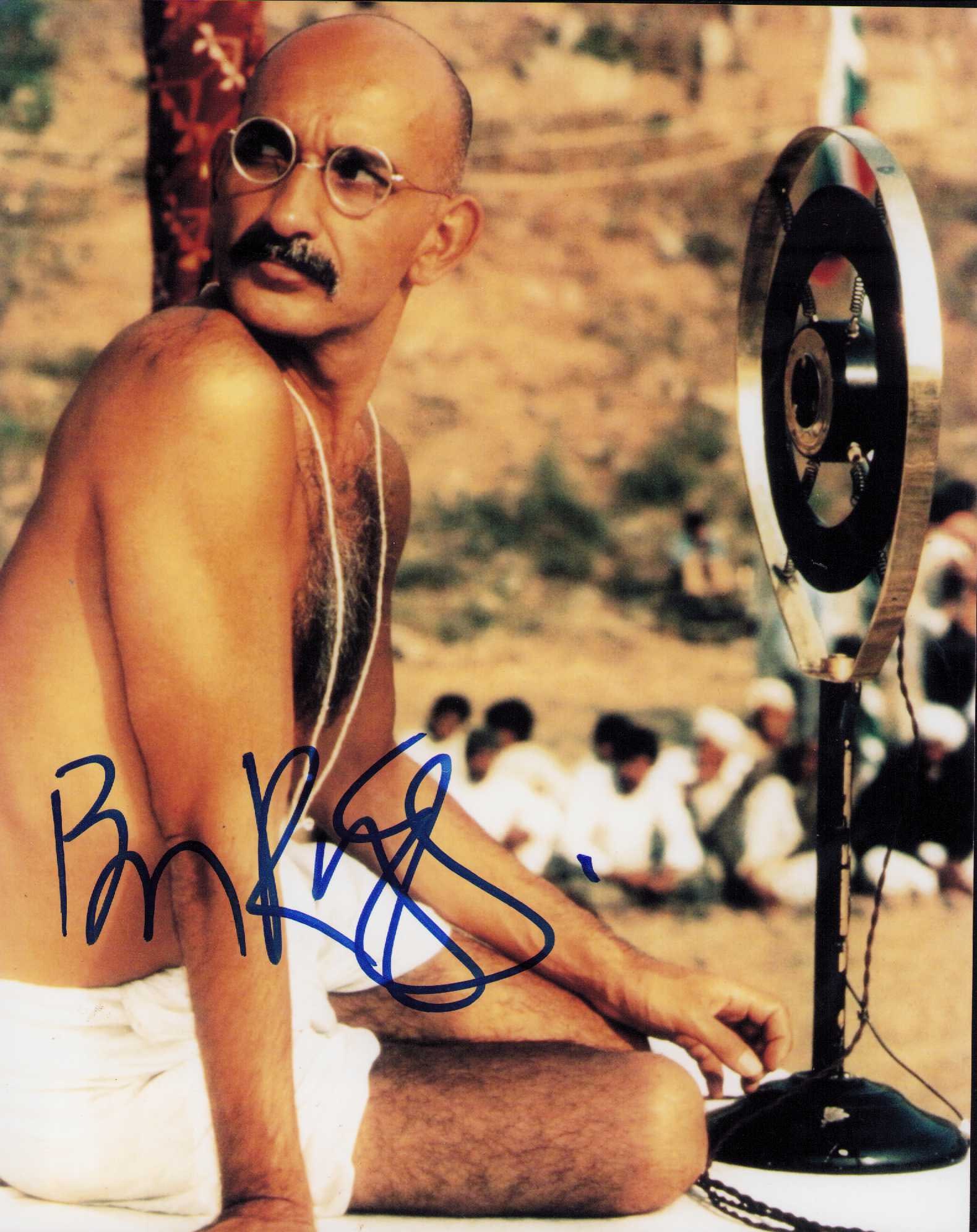 Ben Kingsley signed photograph (1 of 1)