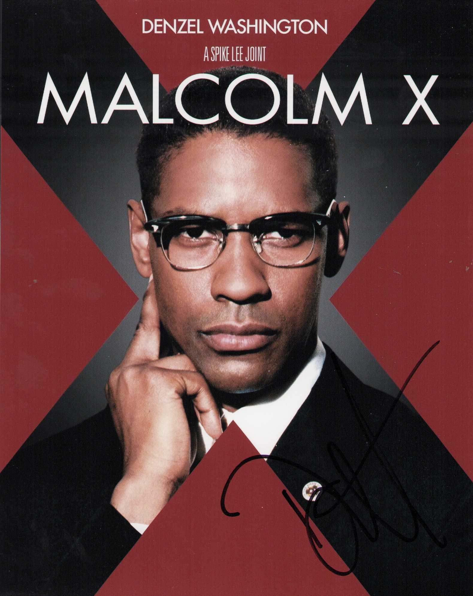 Denzel Washington signed photograph (1 of 1)