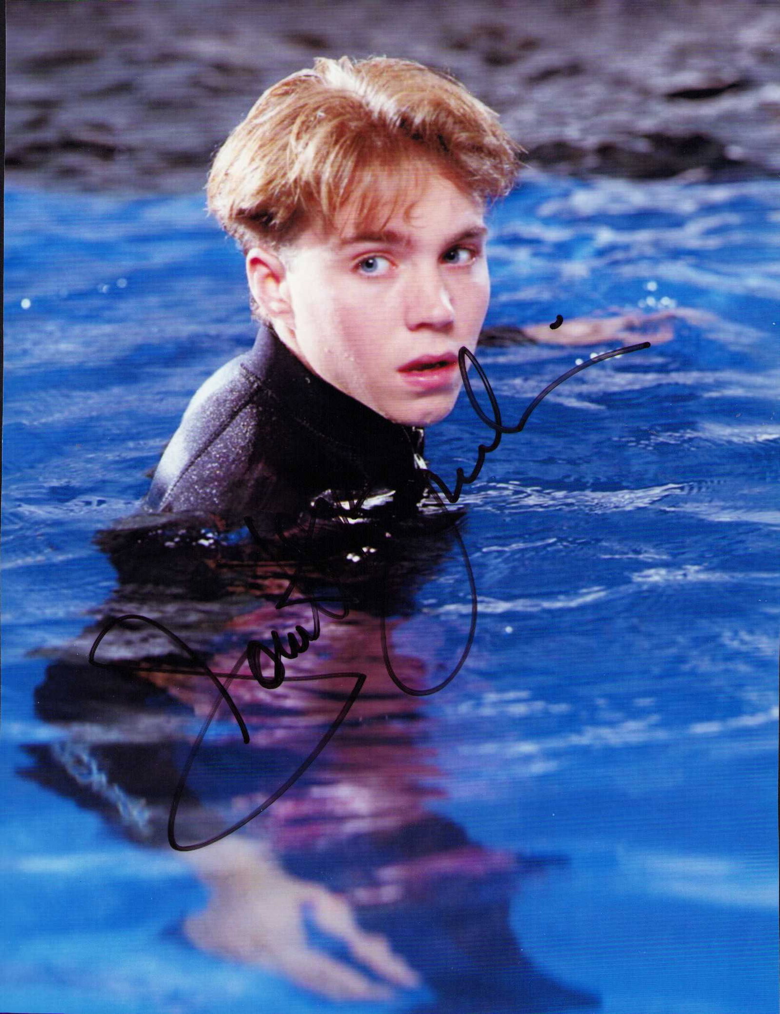 Jonathan Brandis signed photograph: SCARCE as he died so young Seaquest star Jonathan Brandis Certificate of AuthenticityEVERY item in this auction comes with at minimum one fully illustrated and serial numbered COA signed by the