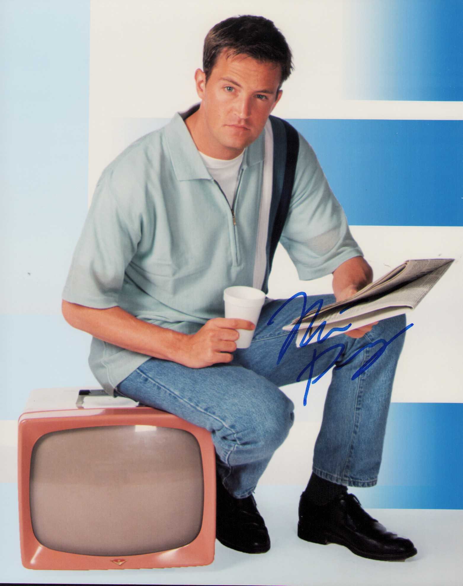 Matthew Perry signed photograph Friends (1 of 1)