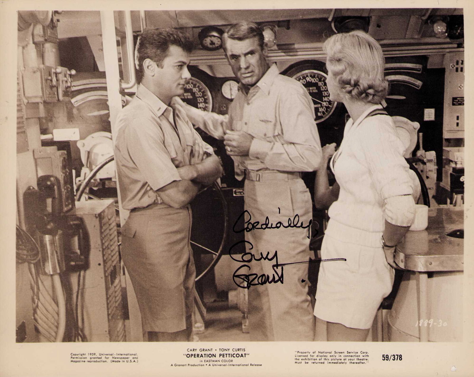 Cary Grant signed photograph (1 of 1)