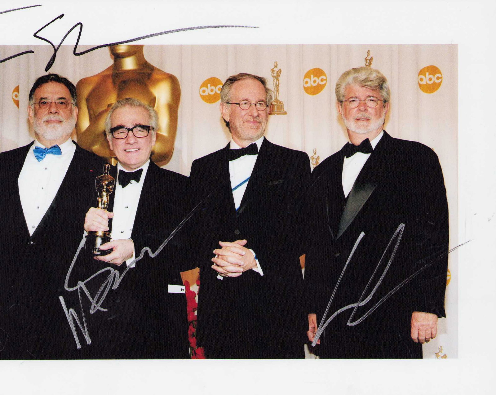 Francis Ford Coppola Martin Scorcese and George Lucas rare signed photograph (1 of 1)