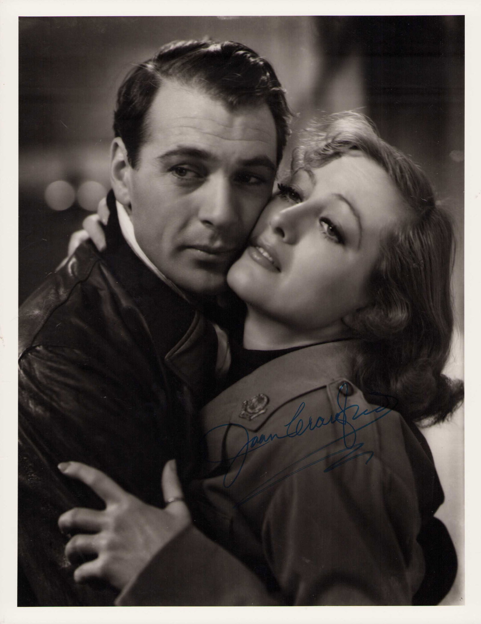 Joan Crawford signed photograph 11x14: A fantastic large 11x14 vintage photograph signed by Crawford nicely Certificate of AuthenticityEVERY item in this auction comes with at minimum one fully illustrated and serial numbered COA signed