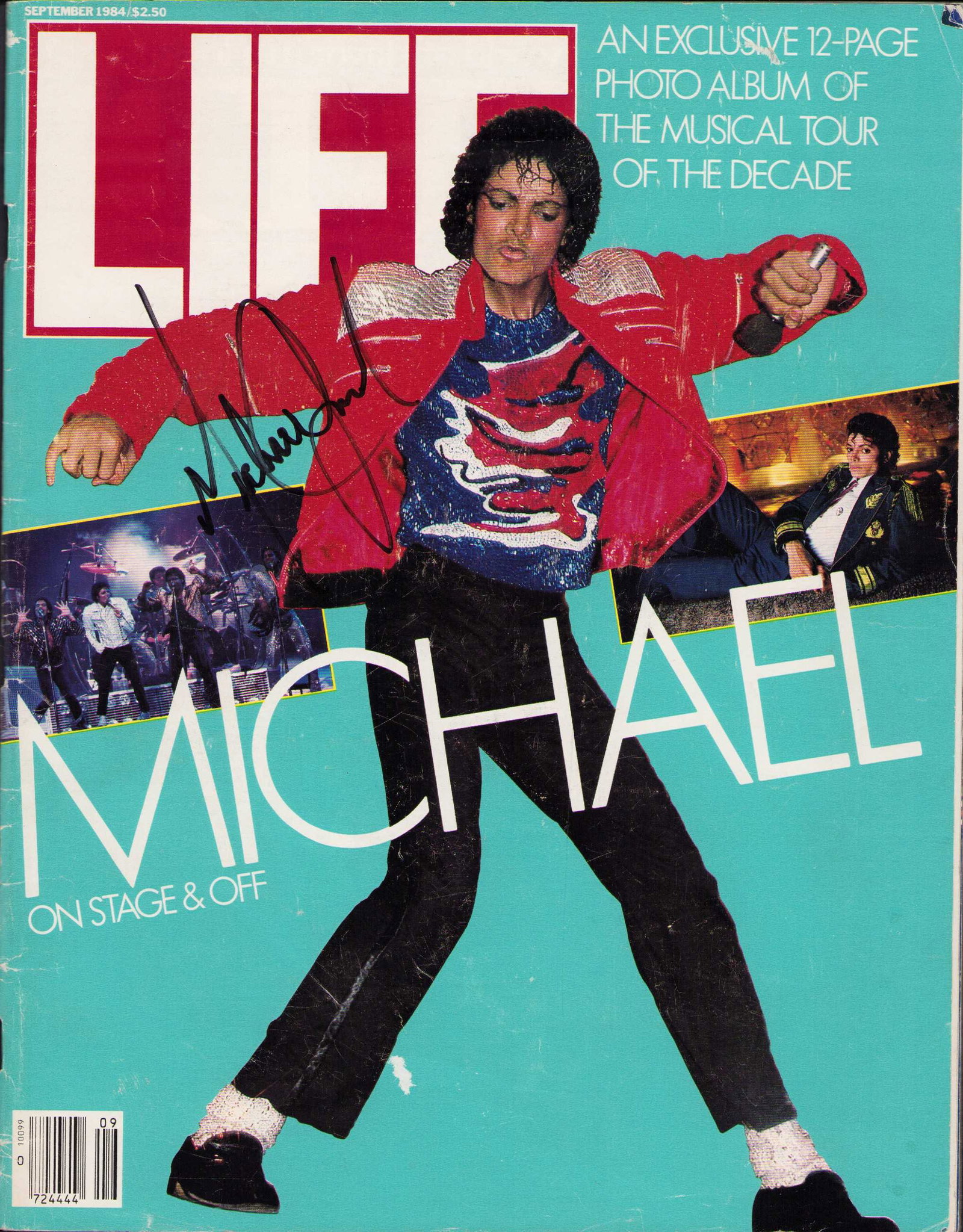 Michael Jackson rare signed Life magazine (1 of 1)