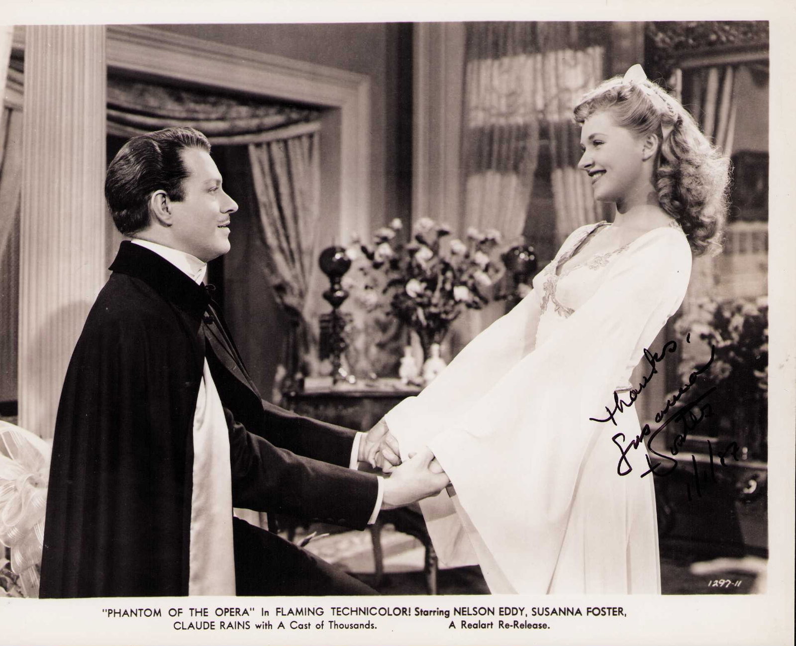 Susanna Foster Phantom of the Opera signed photograph (1 of 1)